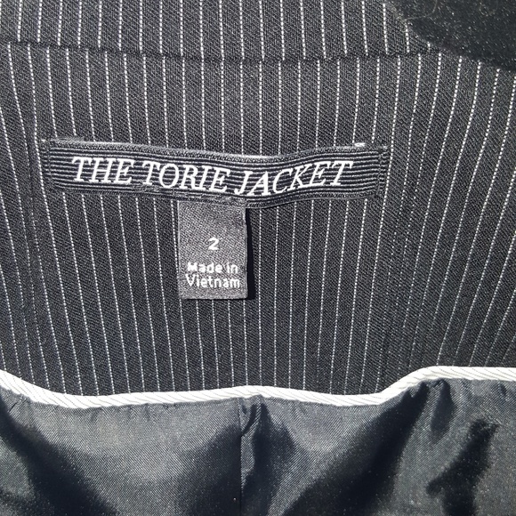 Pinstriped Blazer - Picture 2 of 3